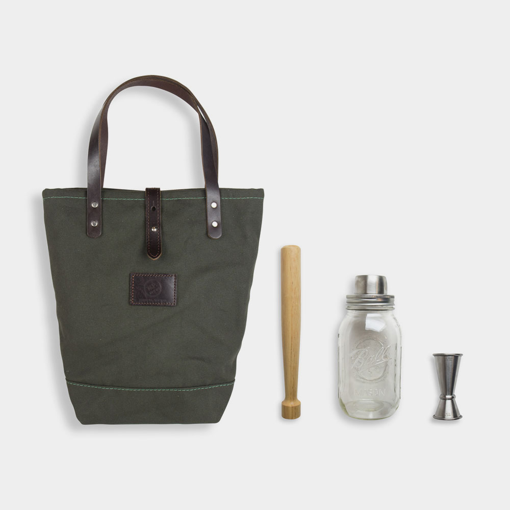 Cocktail Tote Kit - Forest | Bevvy Shop
