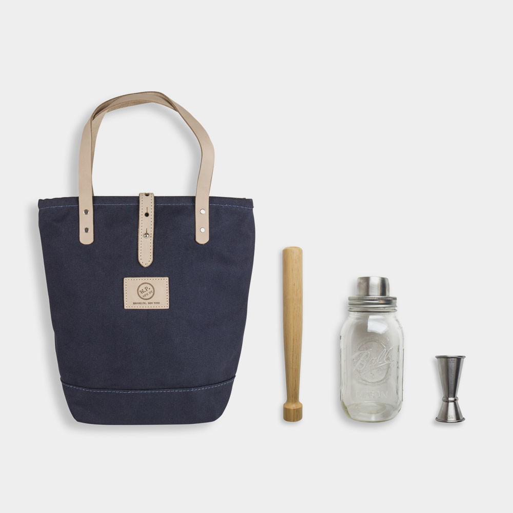 Cocktail Tote Kit - Navy | Bevvy Shop