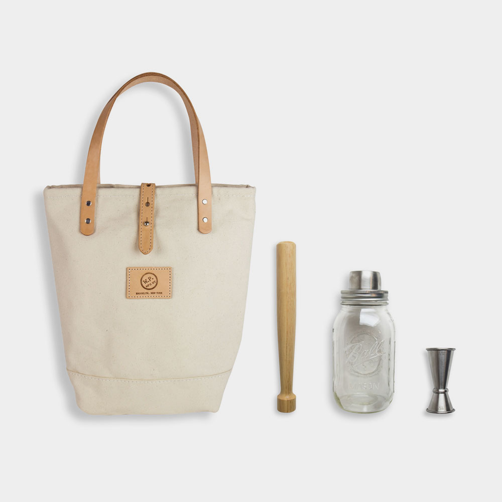 Cocktail Tote Kit - White | Bevvy Shop