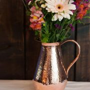 Hammered Copper Water Pitcher | Bevvy Shop